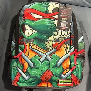 Sprayground Ninja Turtles Backpack - Green and Red